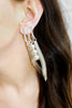 Triple Chain Earring
