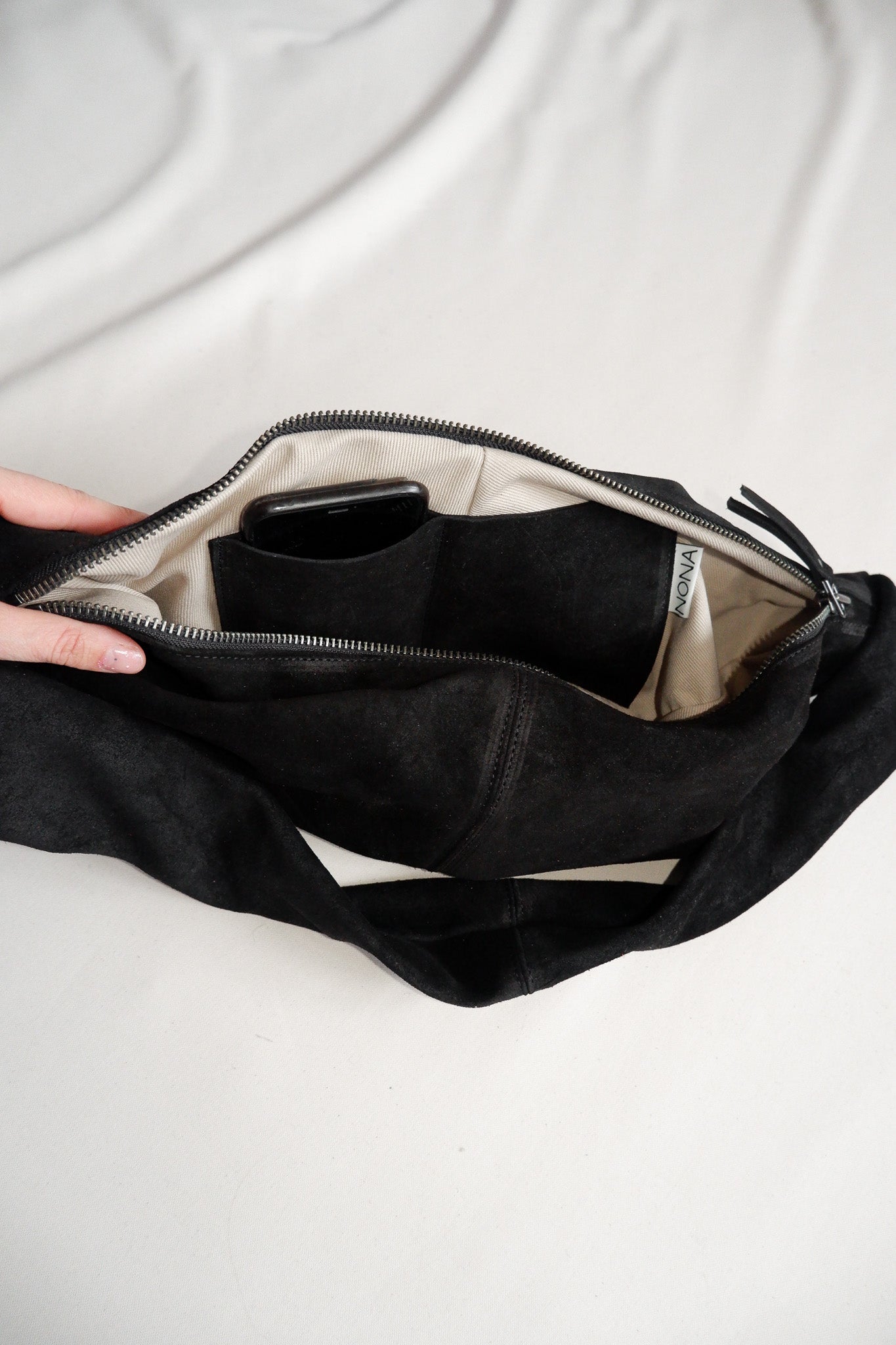 ハナハナ ZARA NEW WOMAN PATCHWORK RIGID HANDLE MINI BUCKET BAG MULTICOLOR